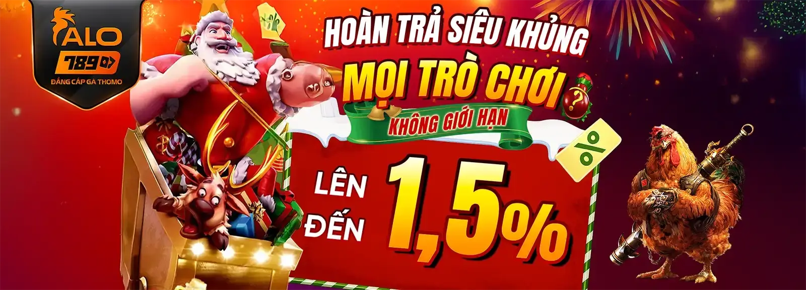 Nhà cái Alo789bien hoàn trả siêu khủng lên đến 1.5%